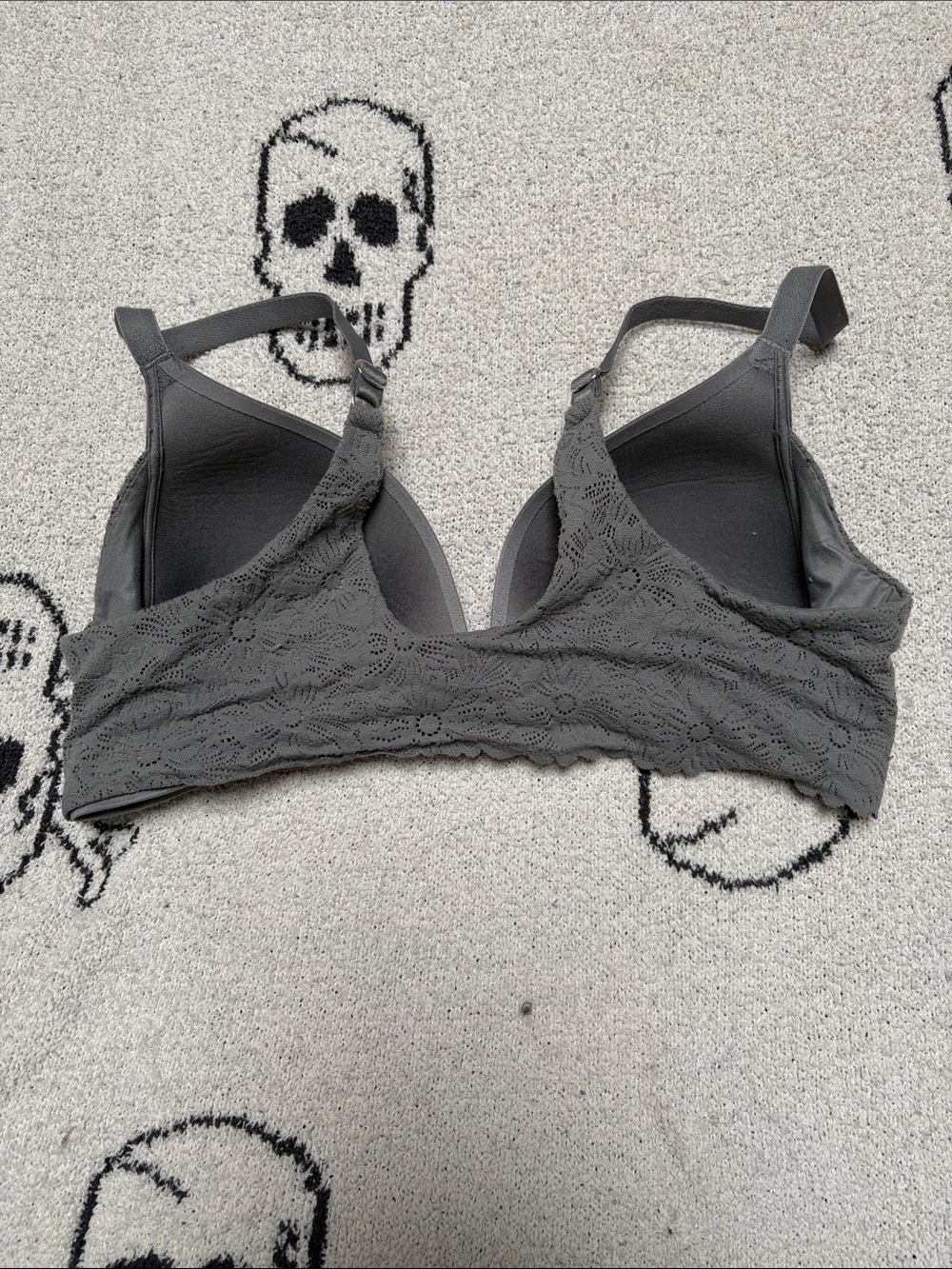 aerie Grey, Black and Nude Wireless Bralettes - set of 3, 36B - Picture 6 of 10